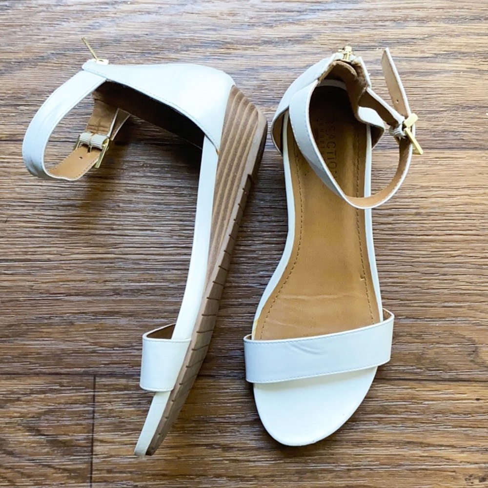 White sandals